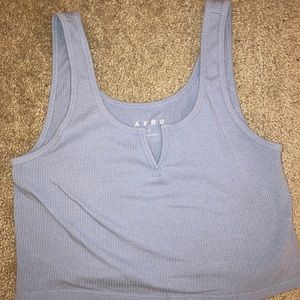 baby blue tank top